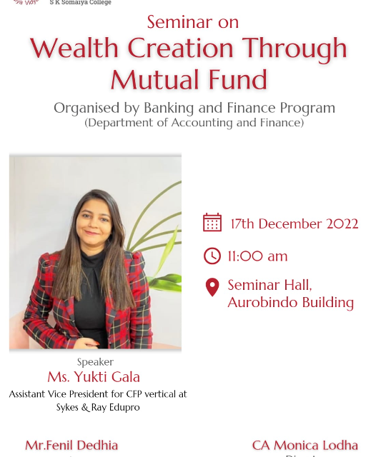 Seminar on Wealth Creation through Mutual Fund